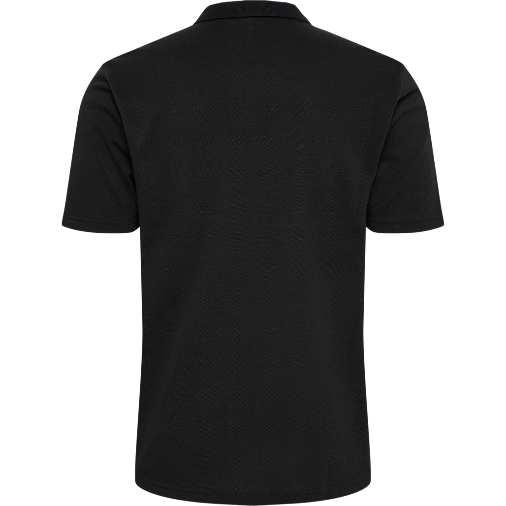 nwlLEA COTTON POLO MEN, BLACK, packshot
