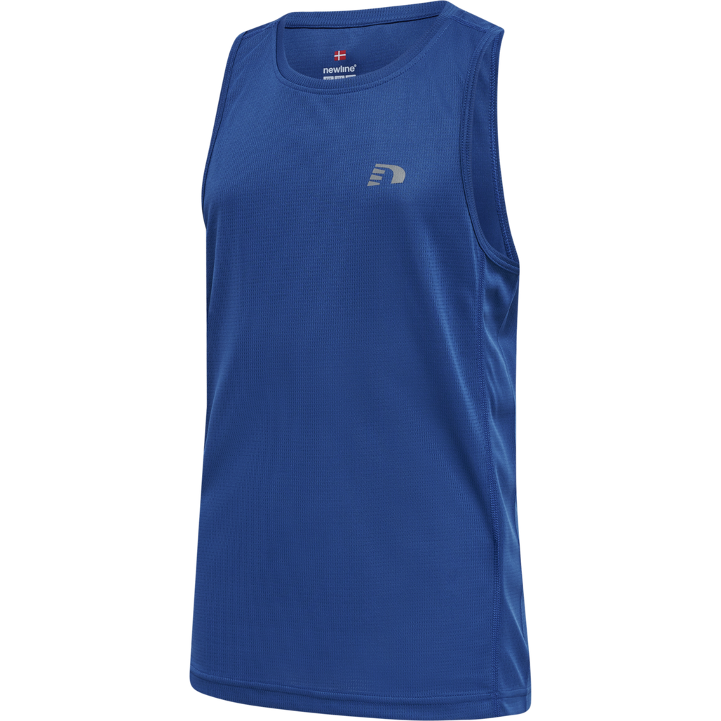 KIDS CORE RUNNING SINGLET, TRUE BLUE, packshot