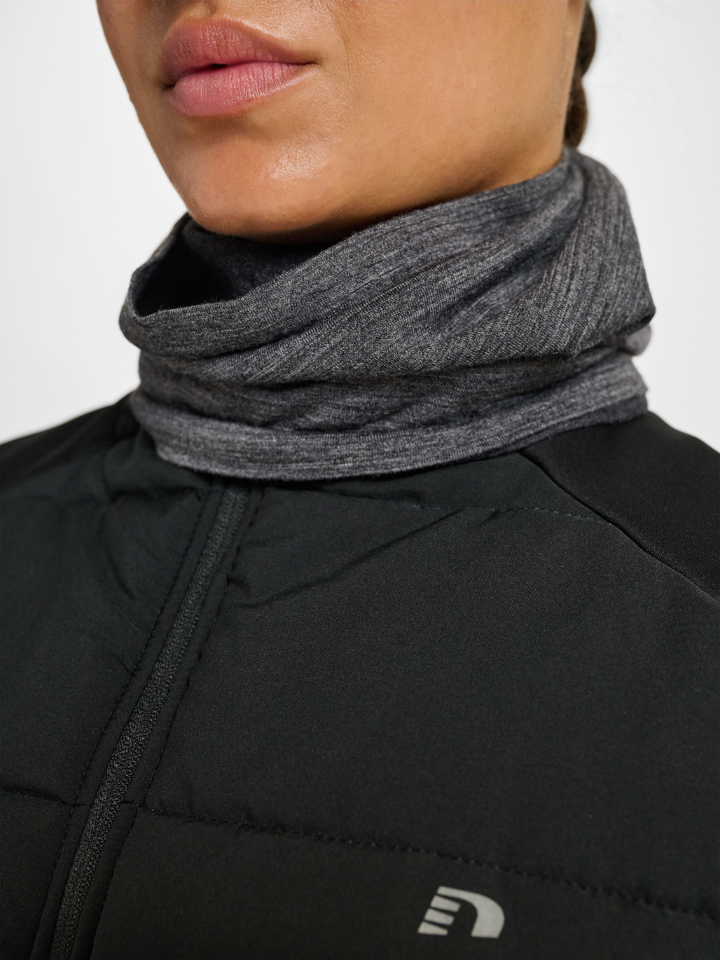 nwlTHERMA WOOL BLEND NECK TUBE, BLACK, model