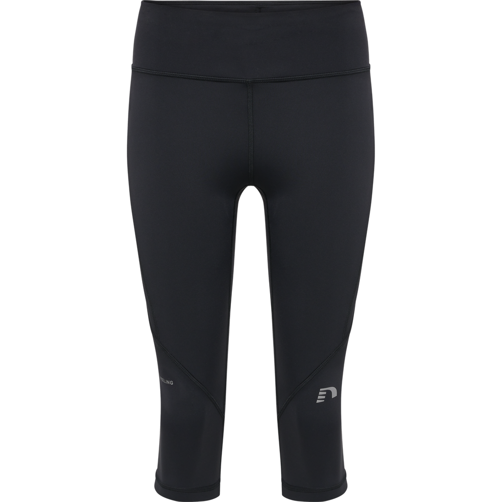 WOMEN HW KNEE TIGHTS, BLACK, packshot