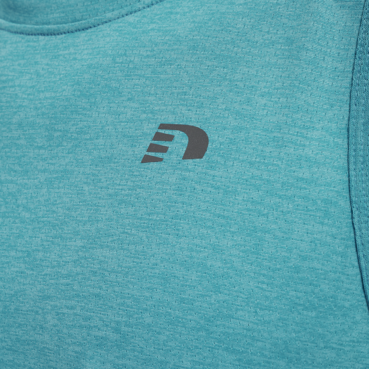 MEN RUNNING SINGLET, CAPRI BREEZE MELANGE, packshot