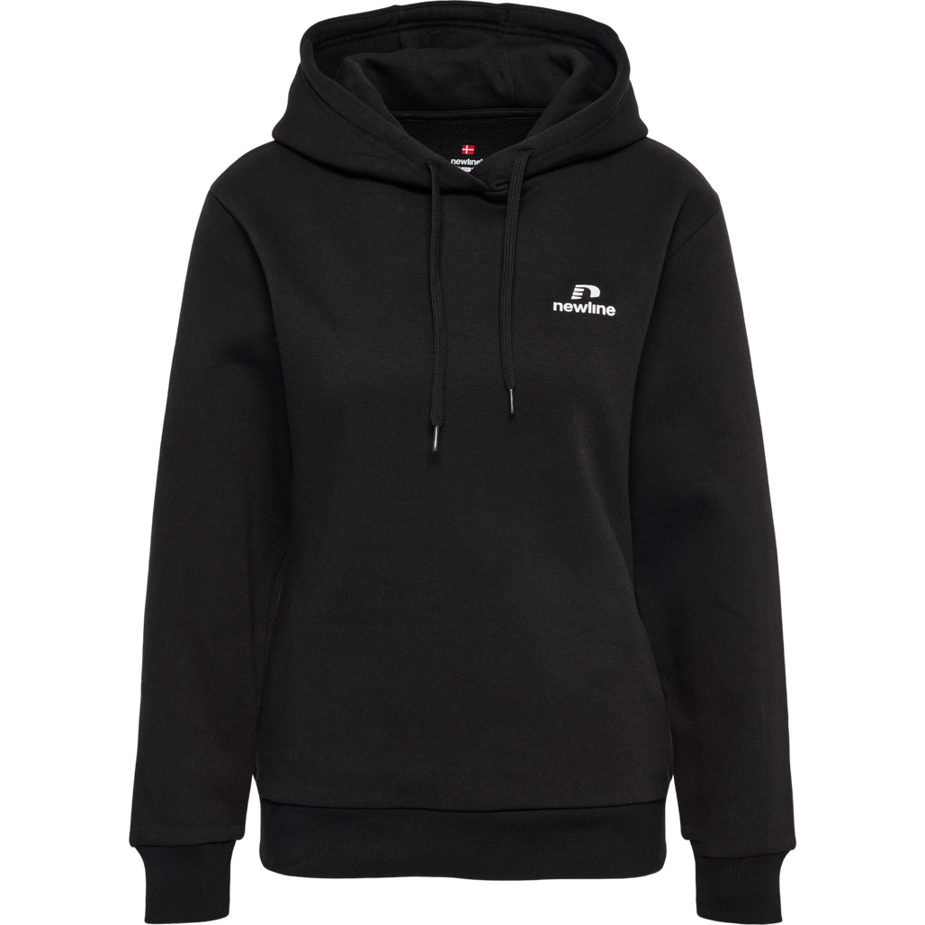 nwlLEA COTTON HOODIE WOMEN, BLACK, packshot