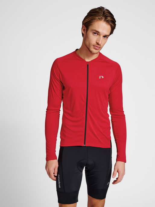 MENS CORE BIKE L/S JERSEY, TANGO RED, model