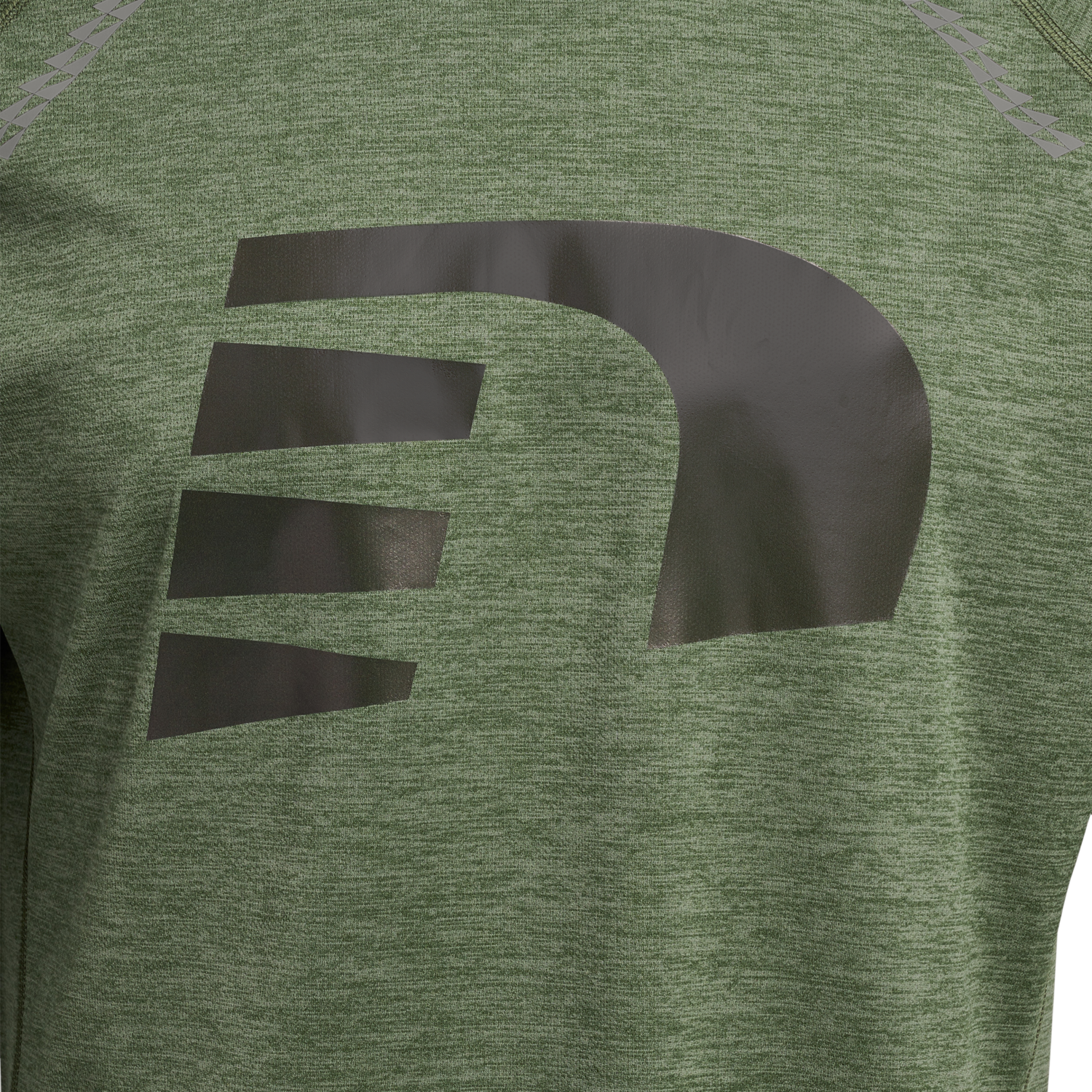 nwlORLANDO T-SHIRT L/S MEN, FOUR LEAF CLOVER MELANGE, packshot