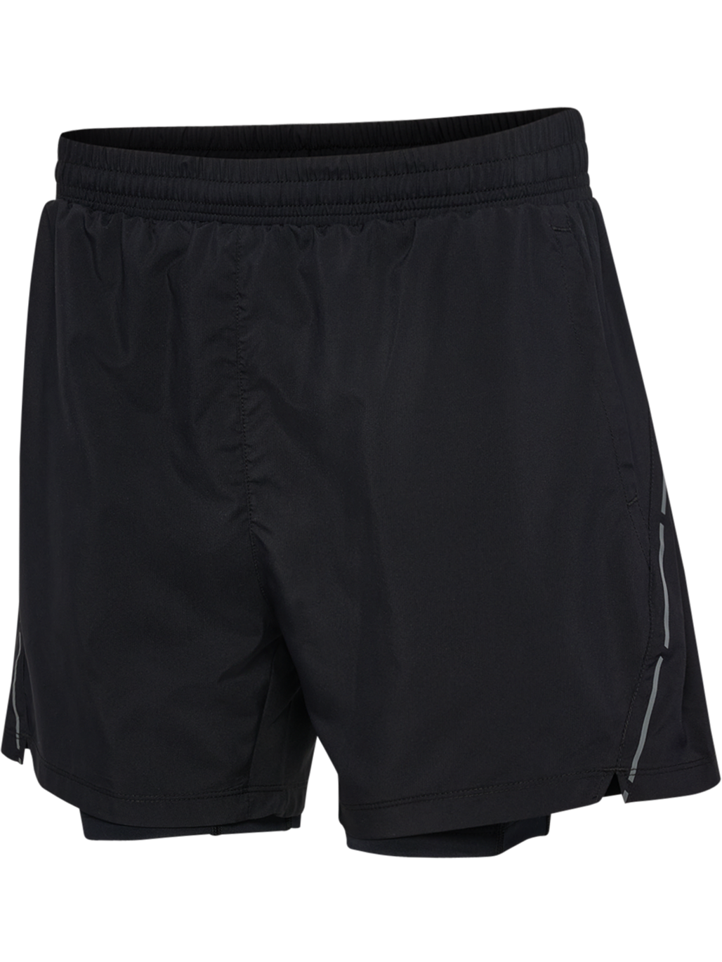 nwlFAST 2IN1 W SHORTS, BLACK, packshot