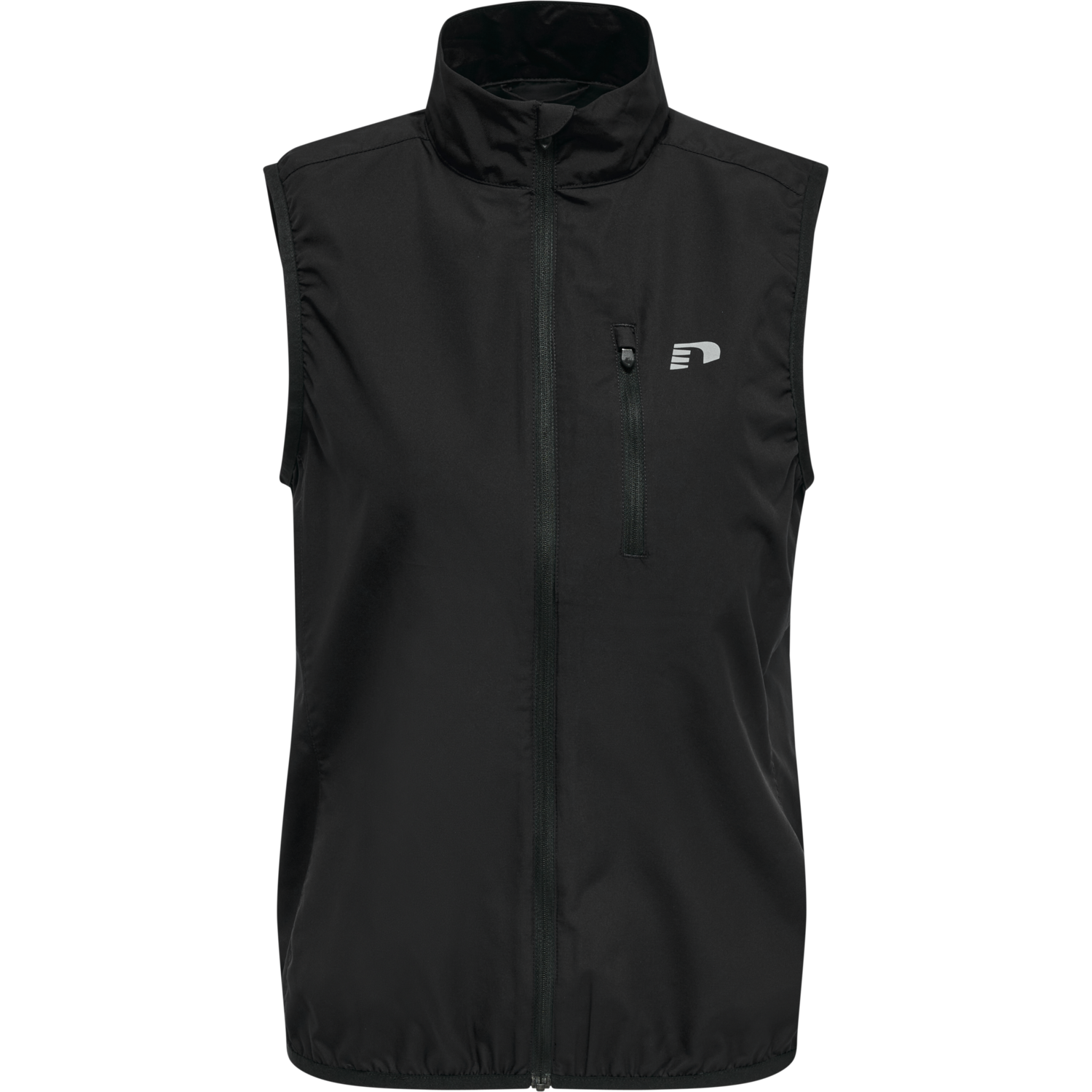 WOMEN'S CORE GILET, BLACK, packshot