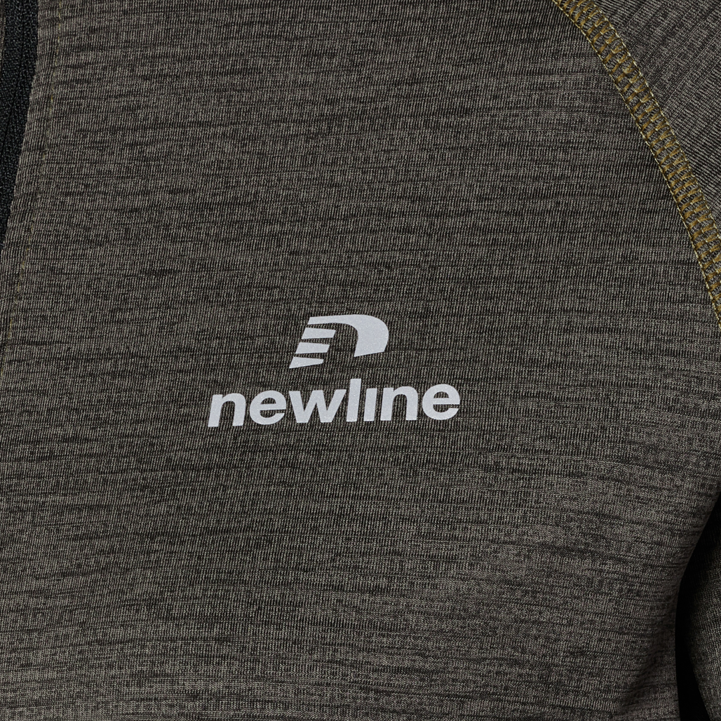 nwlPACE HALF ZIP WOMAN, BELUGA MELANGE, packshot