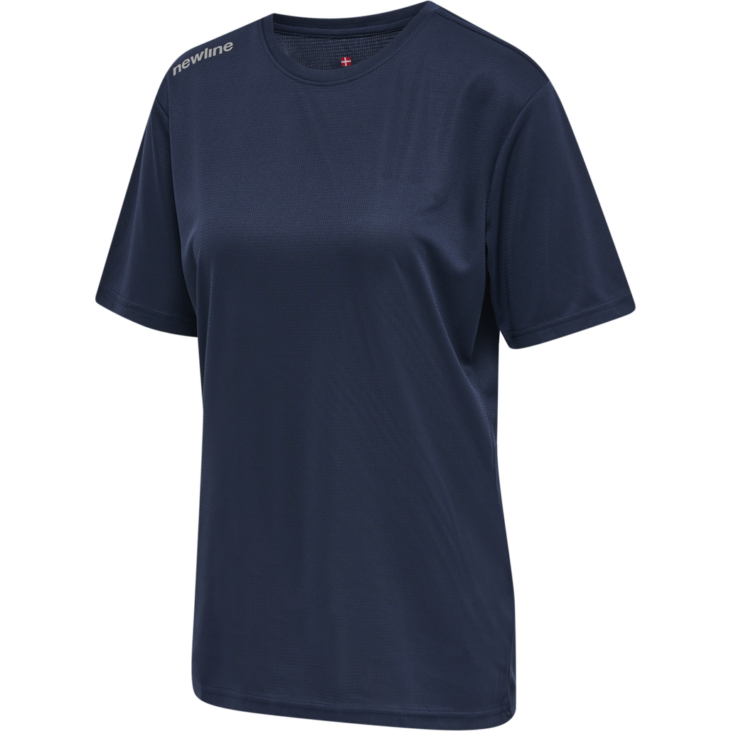 WOMEN CORE FUNCTIONAL T-SHIRT S/S, BLACK IRIS, packshot