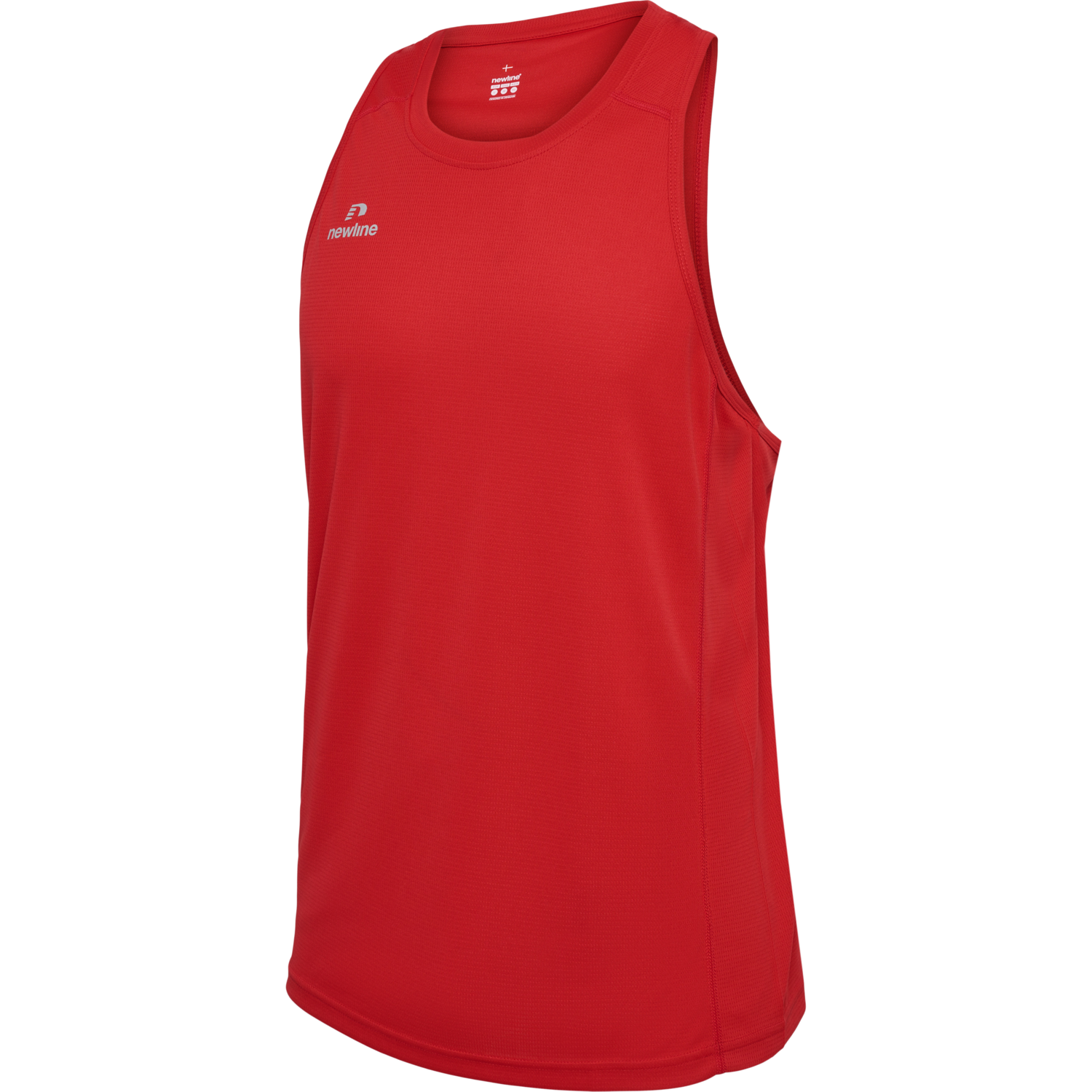 MEN'S ATHLETIC RUNNING SINGLET, TANGO RED, packshot