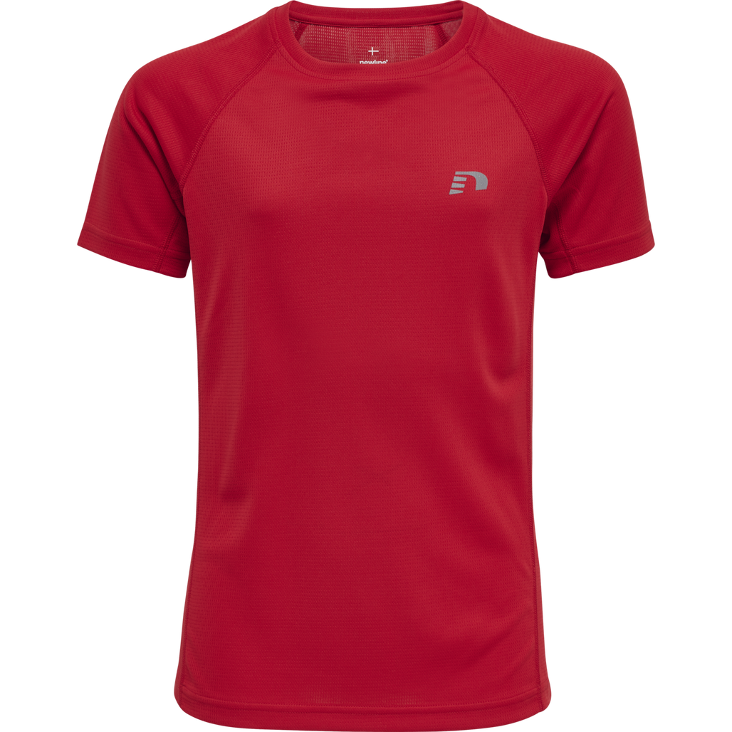 KIDS CORE RUNNING T-SHIRT S/S, TANGO RED, packshot