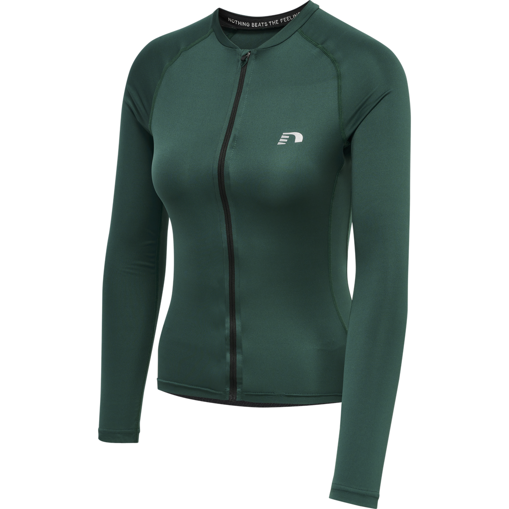WOMENS CORE BIKE L/S JERSEY, SEA MOSS, packshot