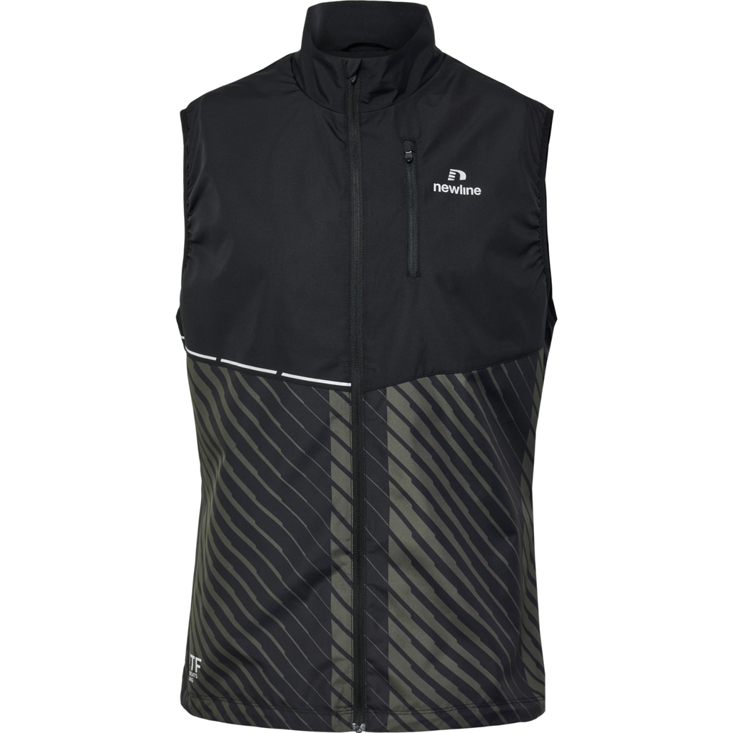 nwlPACE GILET, BLACK BELUGA AOP, packshot