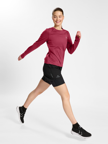 nwlMEMPHIS T-SHIRT L/S WOMAN, DRY ROSE, model