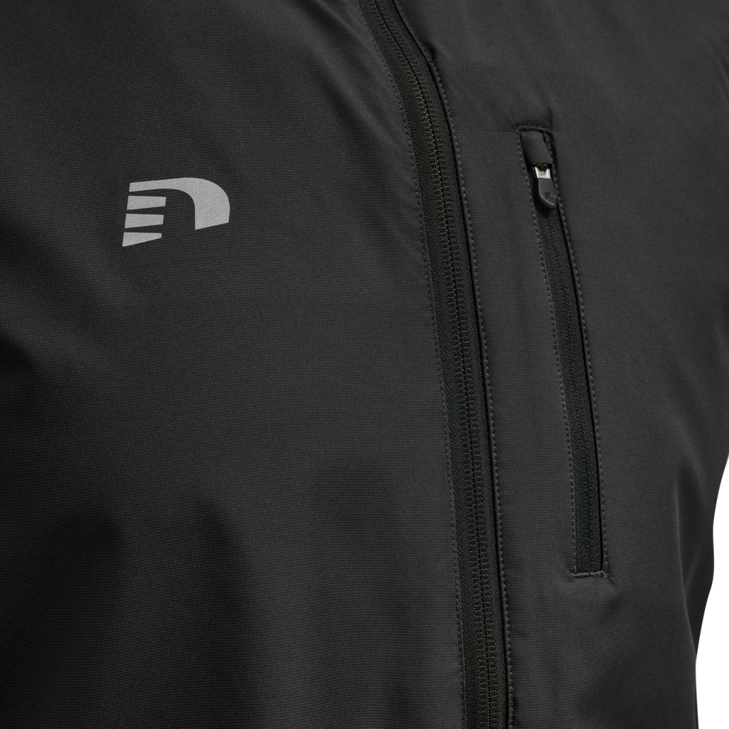 MEN'S CORE GILET, BLACK, packshot