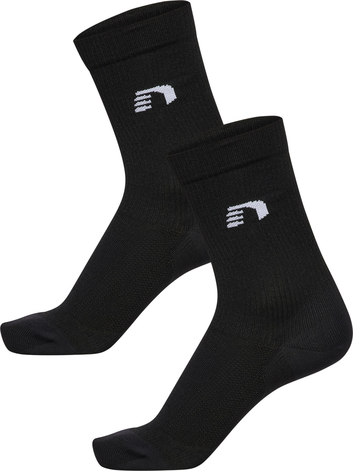 nwlLOGO FUNCTIONAL SOCKS 2-PACK, BLACK, packshot