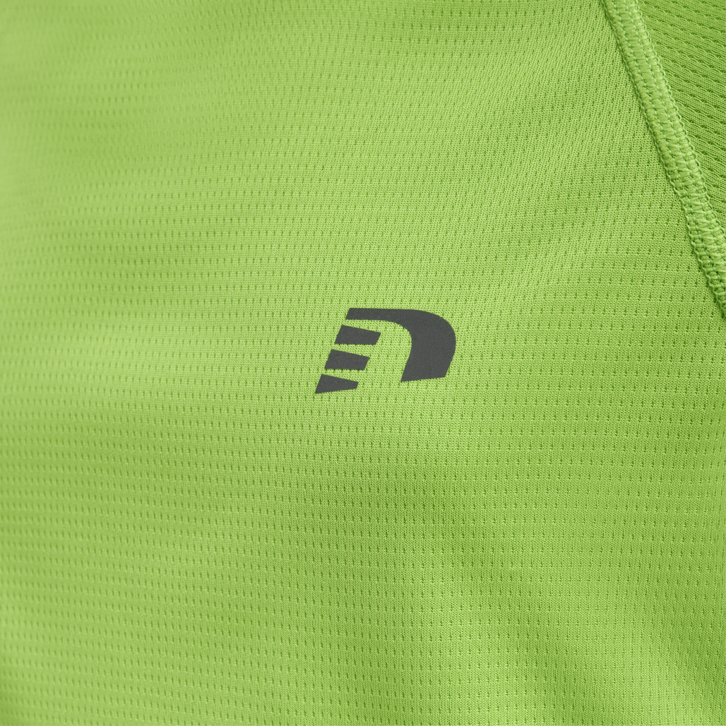 KIDS CORE RUNNING T-SHIRT S/S, GREEN FLASH, packshot