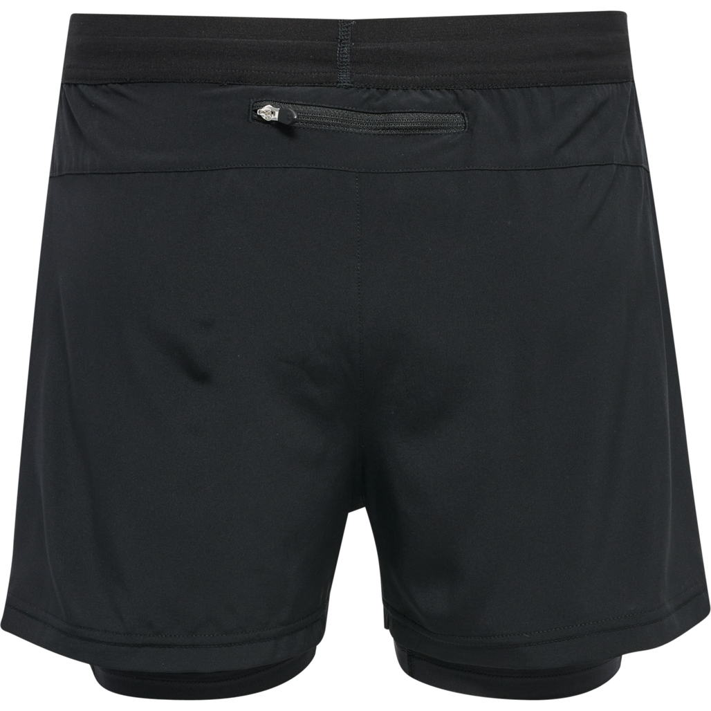 WOMEN'S CORE 2-IN-1 SHORTS, BLACK, packshot