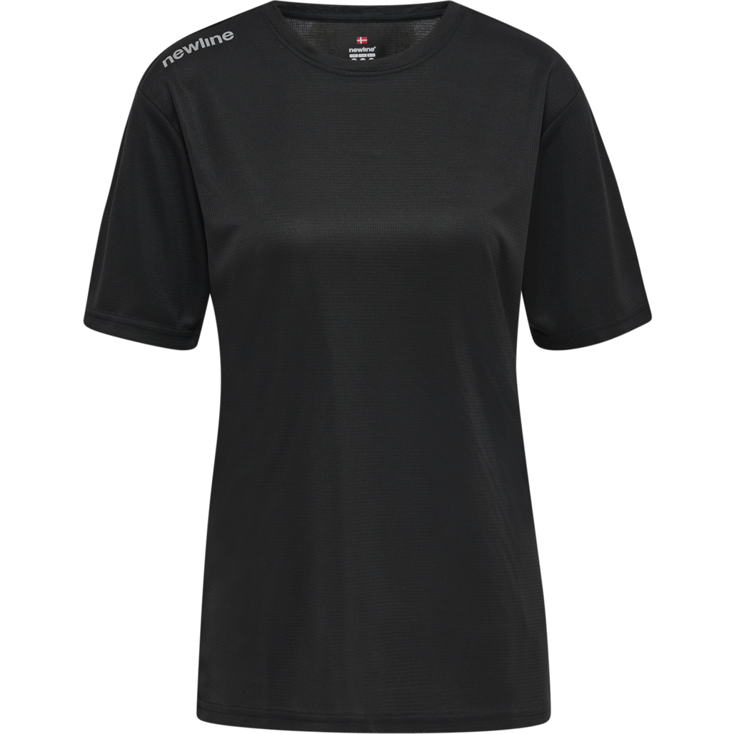 WOMEN CORE FUNCTIONAL T-SHIRT S/S, BLACK, packshot