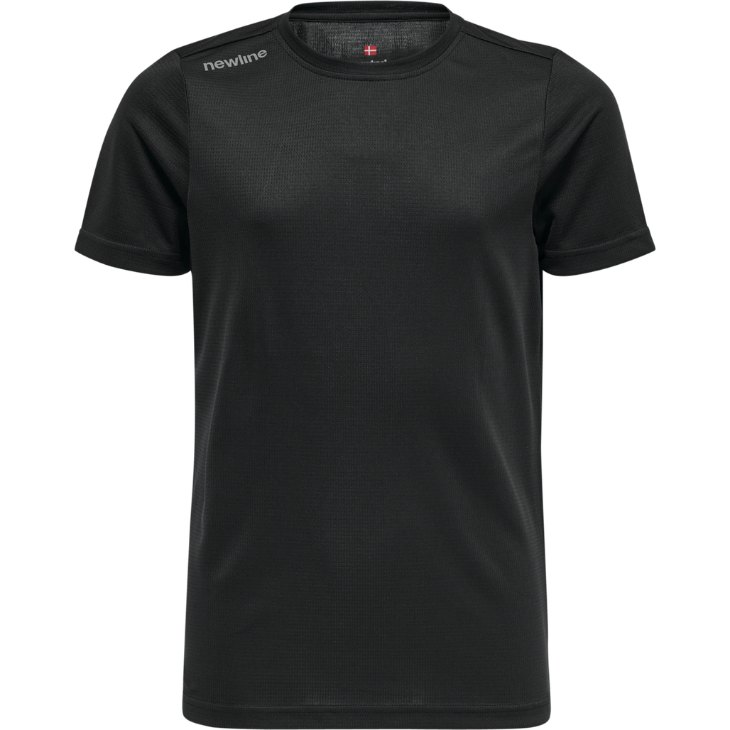 KIDS CORE FUNCTIONAL T-SHIRT S/S, BLACK, packshot