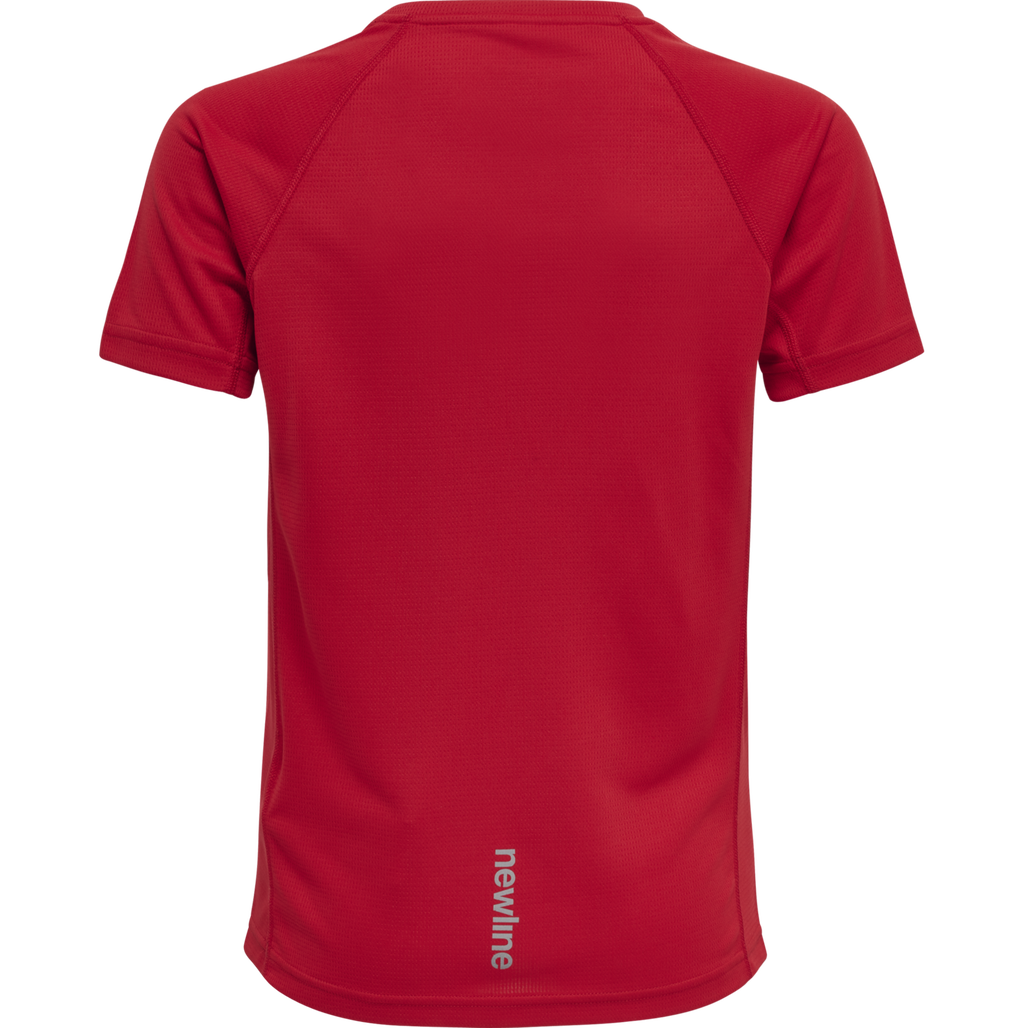 KIDS CORE RUNNING T-SHIRT S/S, TANGO RED, packshot