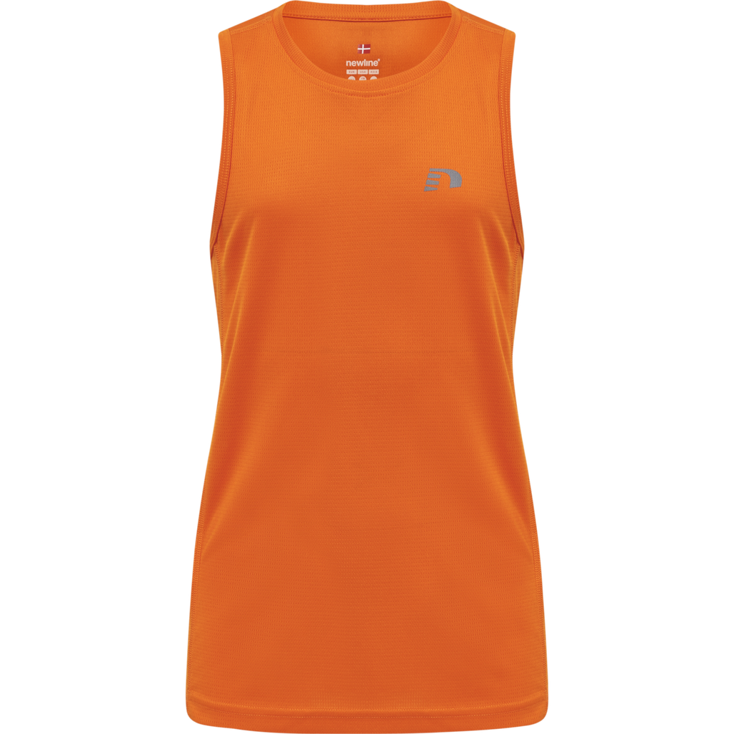 KIDS CORE RUNNING SINGLET, ORANGE TIGER, packshot