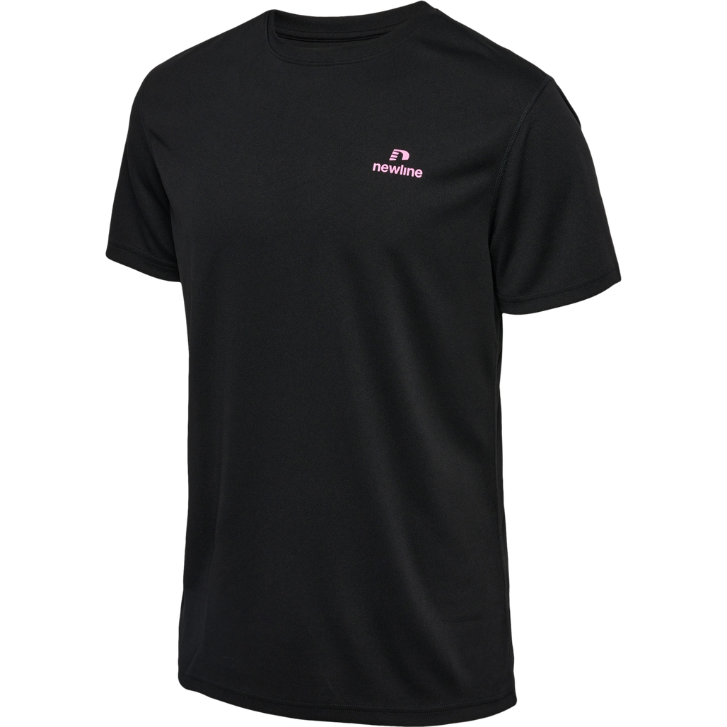 nwlSB S/S RUNNING TEE, BLACK, packshot