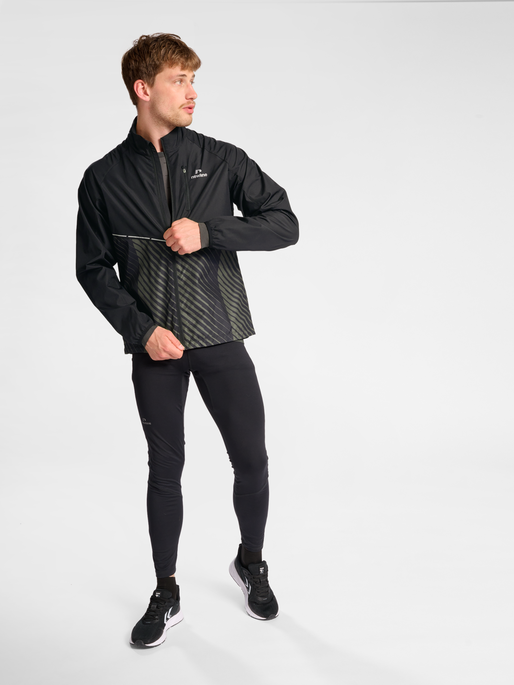 nwlPACE JACKET, BLACK BELUGA AOP, model