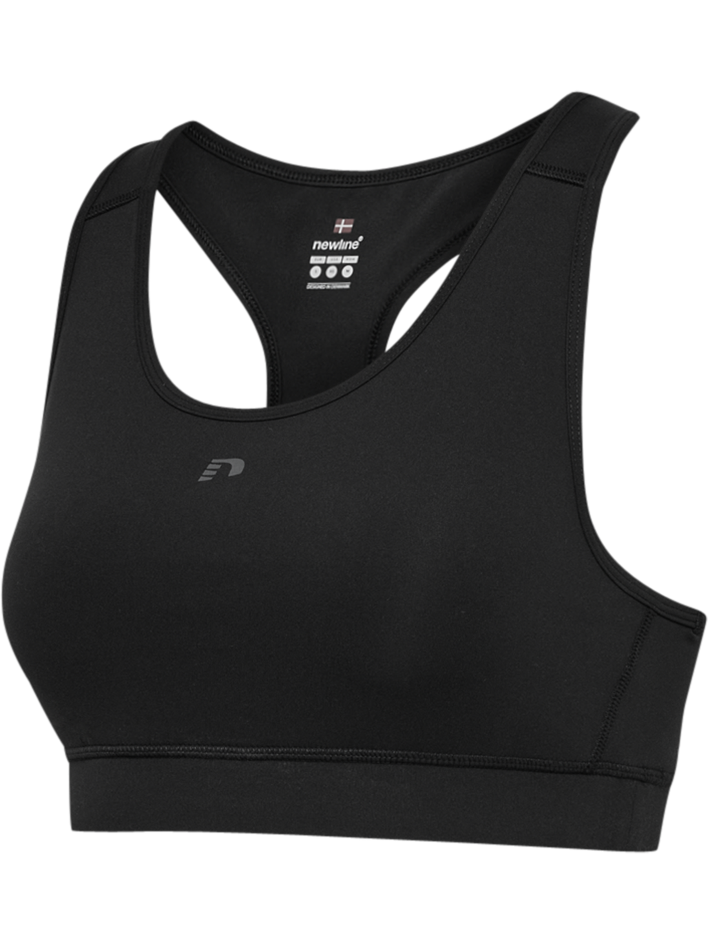 nwlLEAN SPORTS BRA, BLACK, packshot