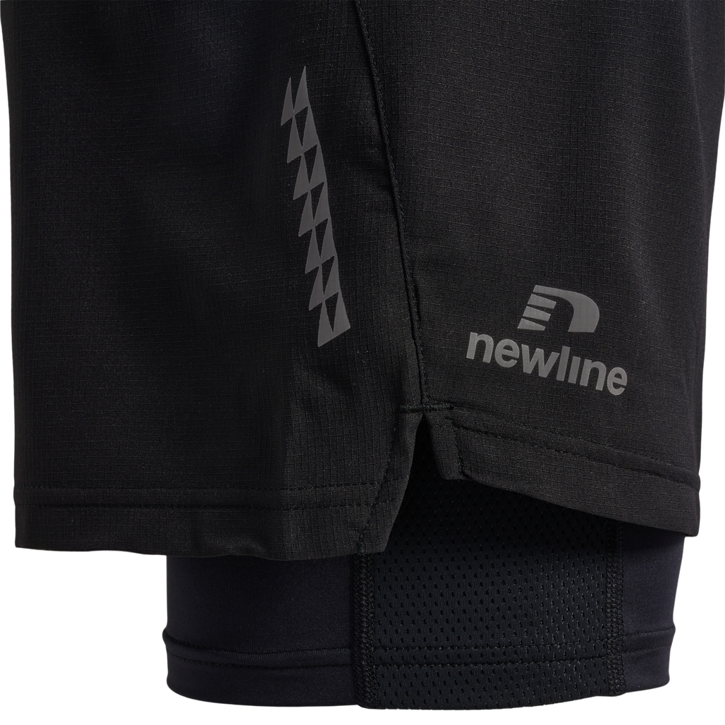 nwlDALLAS SHORTS 2IN1 WOMAN, BLACK, packshot