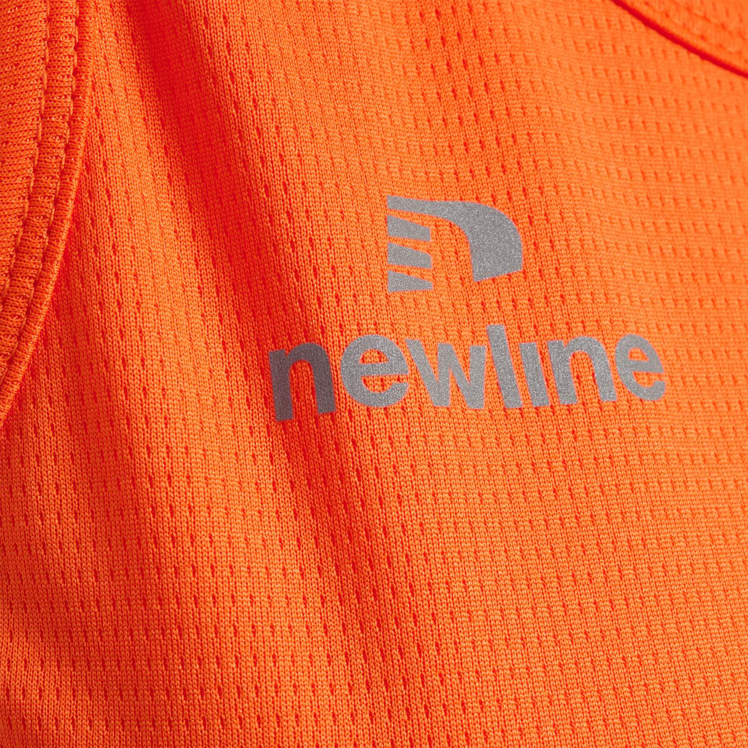 WOMEN'S ATHLETIC RUNNING SINGLET, ORANGE TIGER, packshot