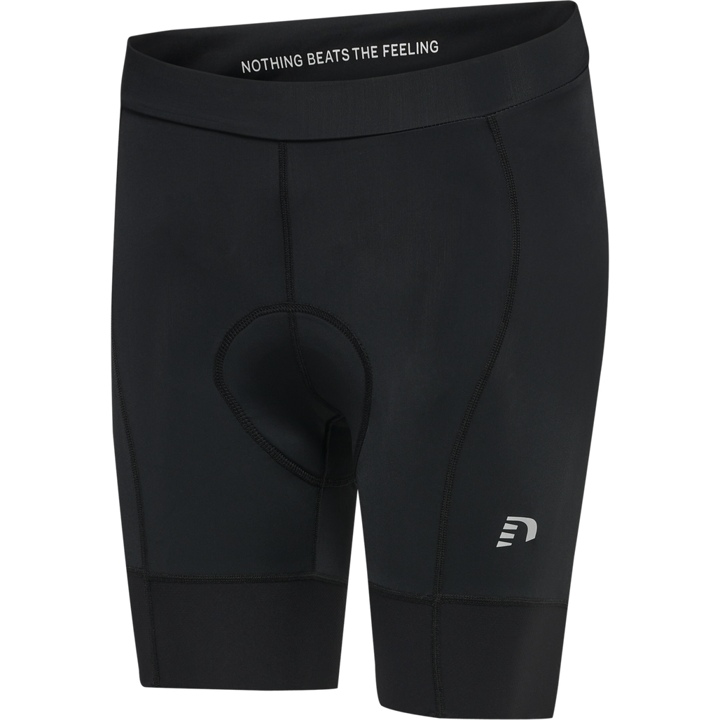 WOMENS CORE BIKE PANEL SHORTS, BLACK, packshot