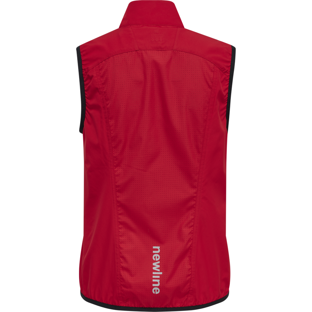 WOMEN'S CORE GILET, TANGO RED, packshot