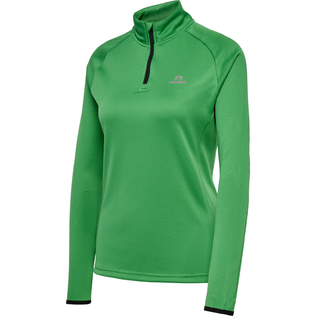 nwlPHOENIX 1/2 ZIP L/S WOMAN, MEDIUM GREEN, packshot