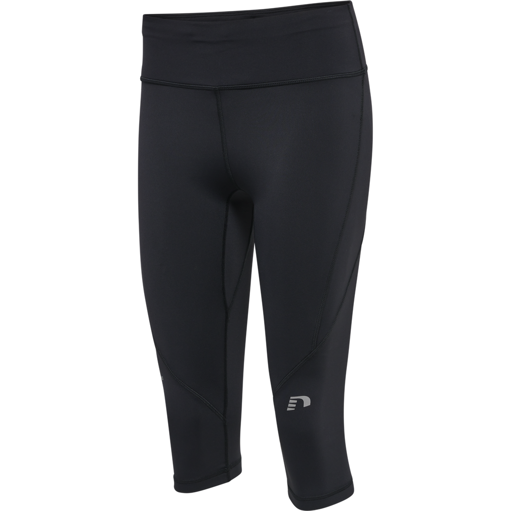 WOMEN HW KNEE TIGHTS, BLACK, packshot