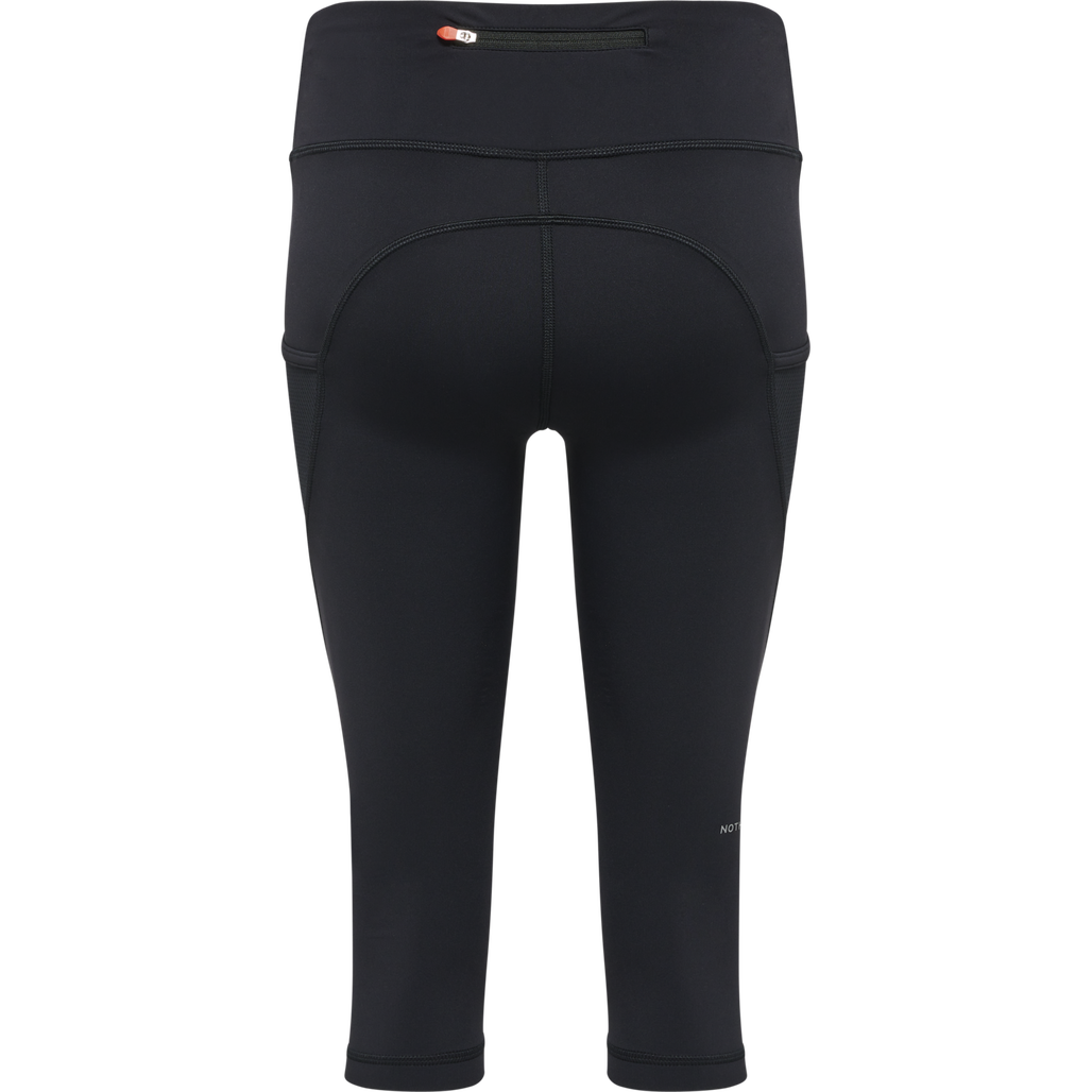 WOMEN HW KNEE TIGHTS, BLACK, packshot