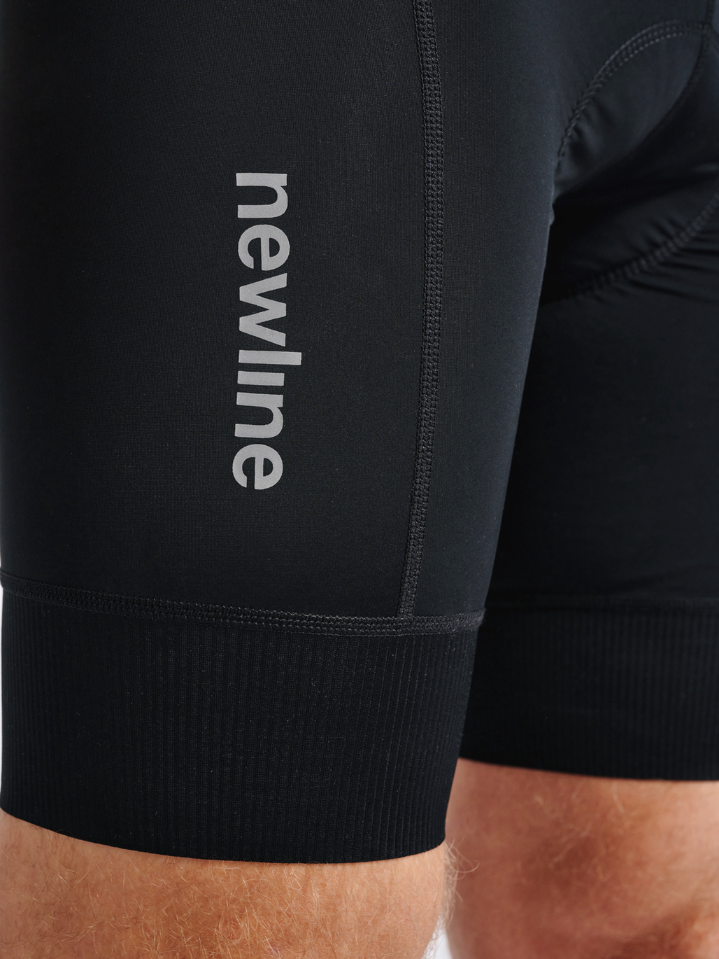MENS CORE BIKE PANEL BIB SHORTS, BLACK, model