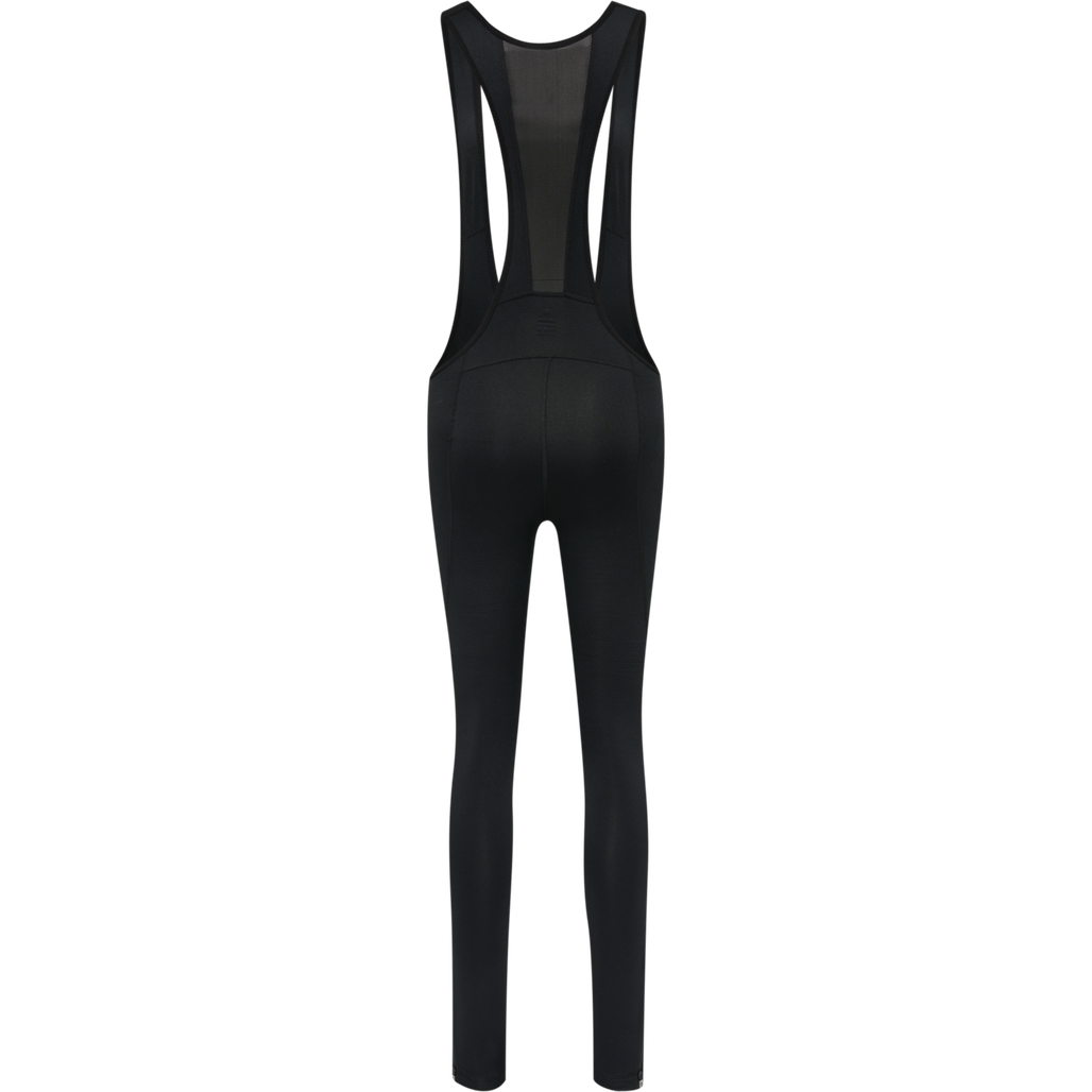WOMEN CORE BIKE LONG BIB, BLACK, packshot