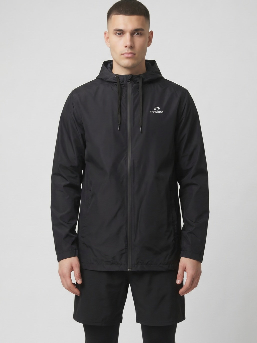 nwlLEA PERFORMANCE JACKET MEN, BLACK, model