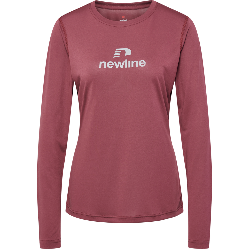 nwlBEAT LS TEE WOMAN, MAROON, packshot