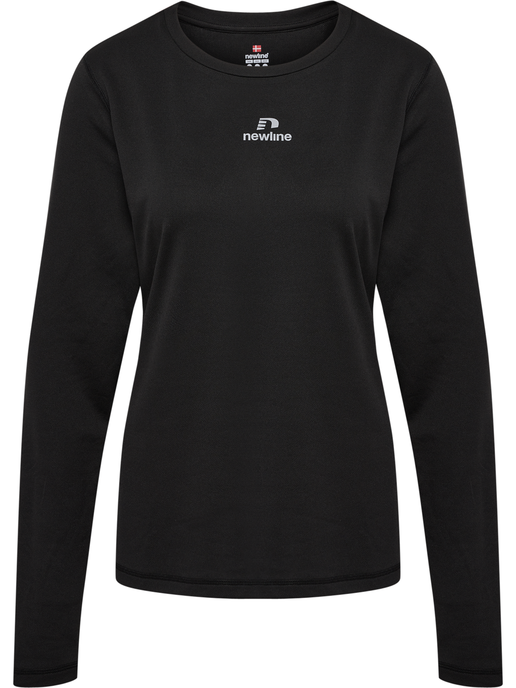 nwlBEAT POLY LS TEE WOMAN, BLACK, packshot
