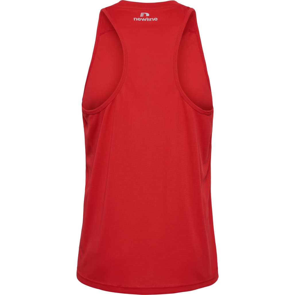 MEN'S ATHLETIC RUNNING SINGLET, TANGO RED, packshot