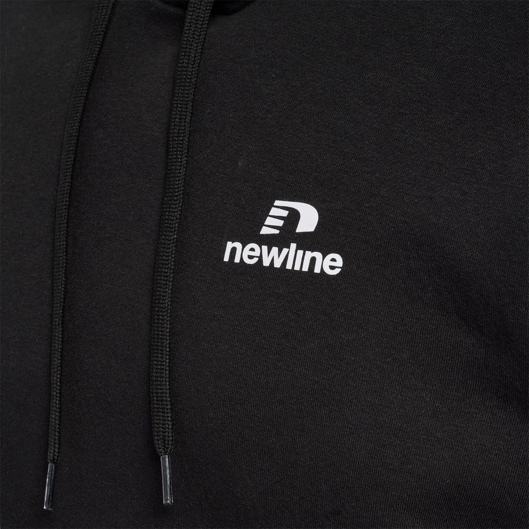 nwlLEA COTTON HOODIE MEN, BLACK, packshot