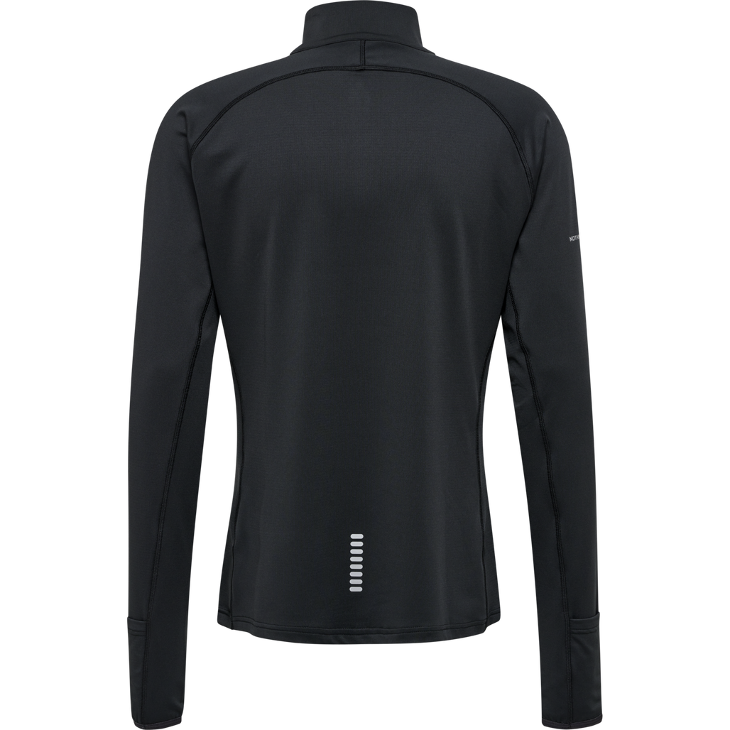 nwlLAKEWOOD 1/2 ZIP L/S MEN, BLACK, packshot