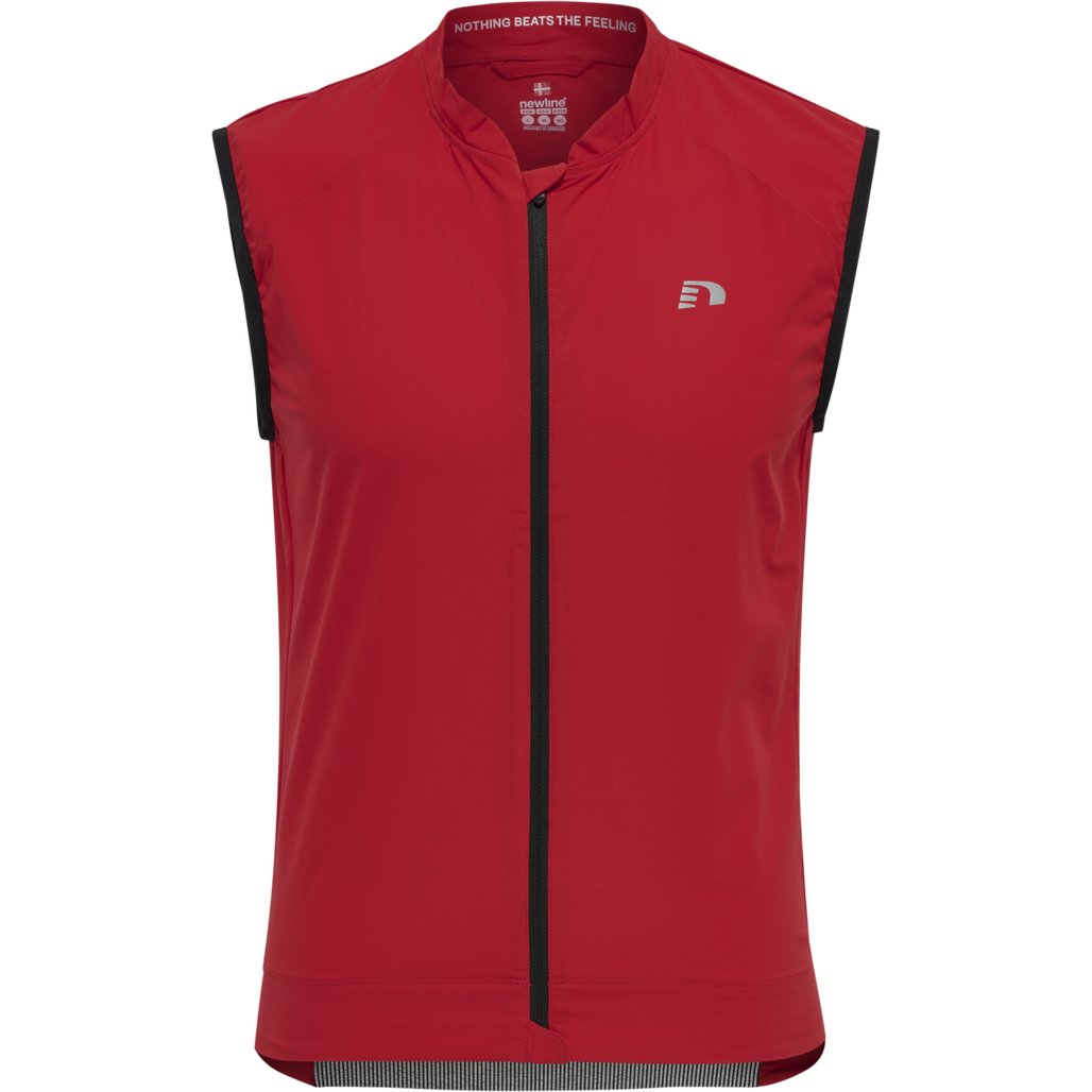 MENS CORE BIKE GILET, TANGO RED, packshot