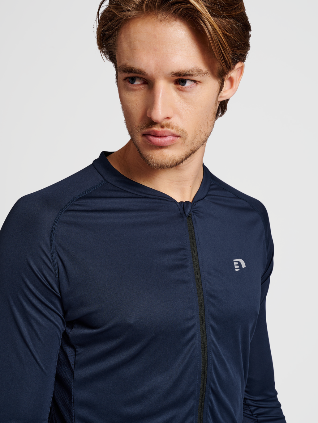 MENS CORE BIKE L/S JERSEY, BLACK IRIS, model