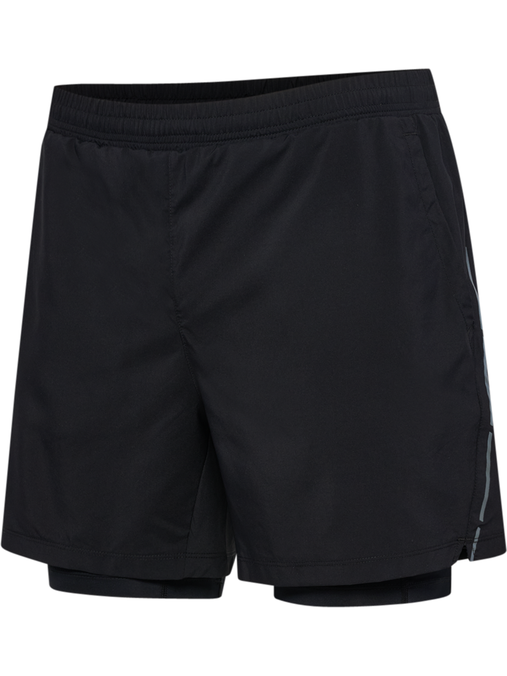 nwlFAST 2IN1 SHORTS, BLACK, packshot