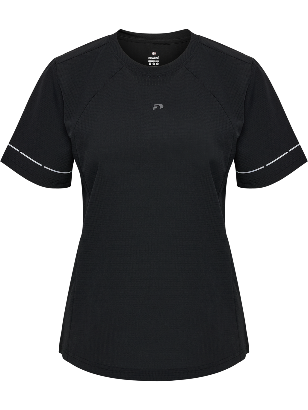 nwlBREATHE W T-SHIRT, BLACK, packshot