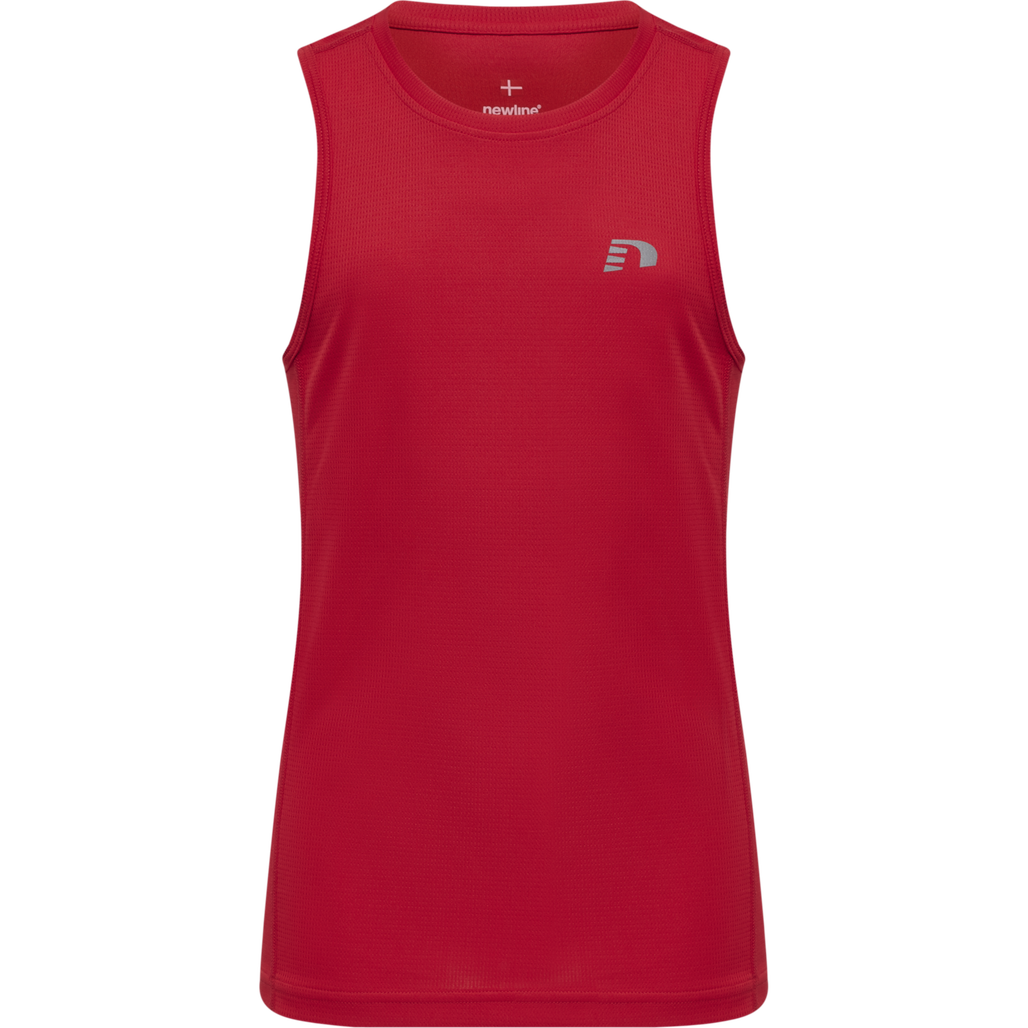KIDS CORE RUNNING SINGLET, TANGO RED, packshot