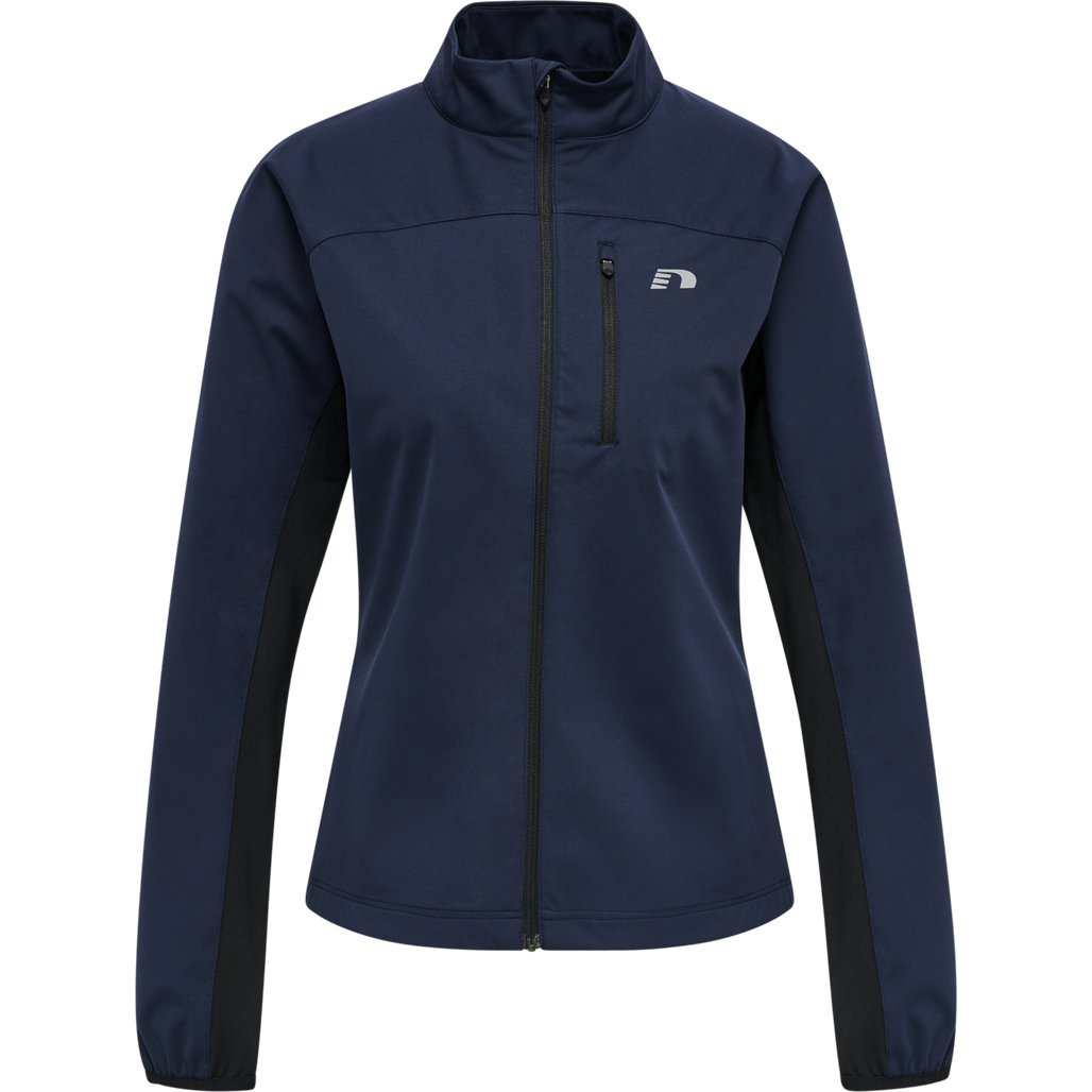 WOMEN CORE CROSS JACKET, BLACK IRIS, packshot