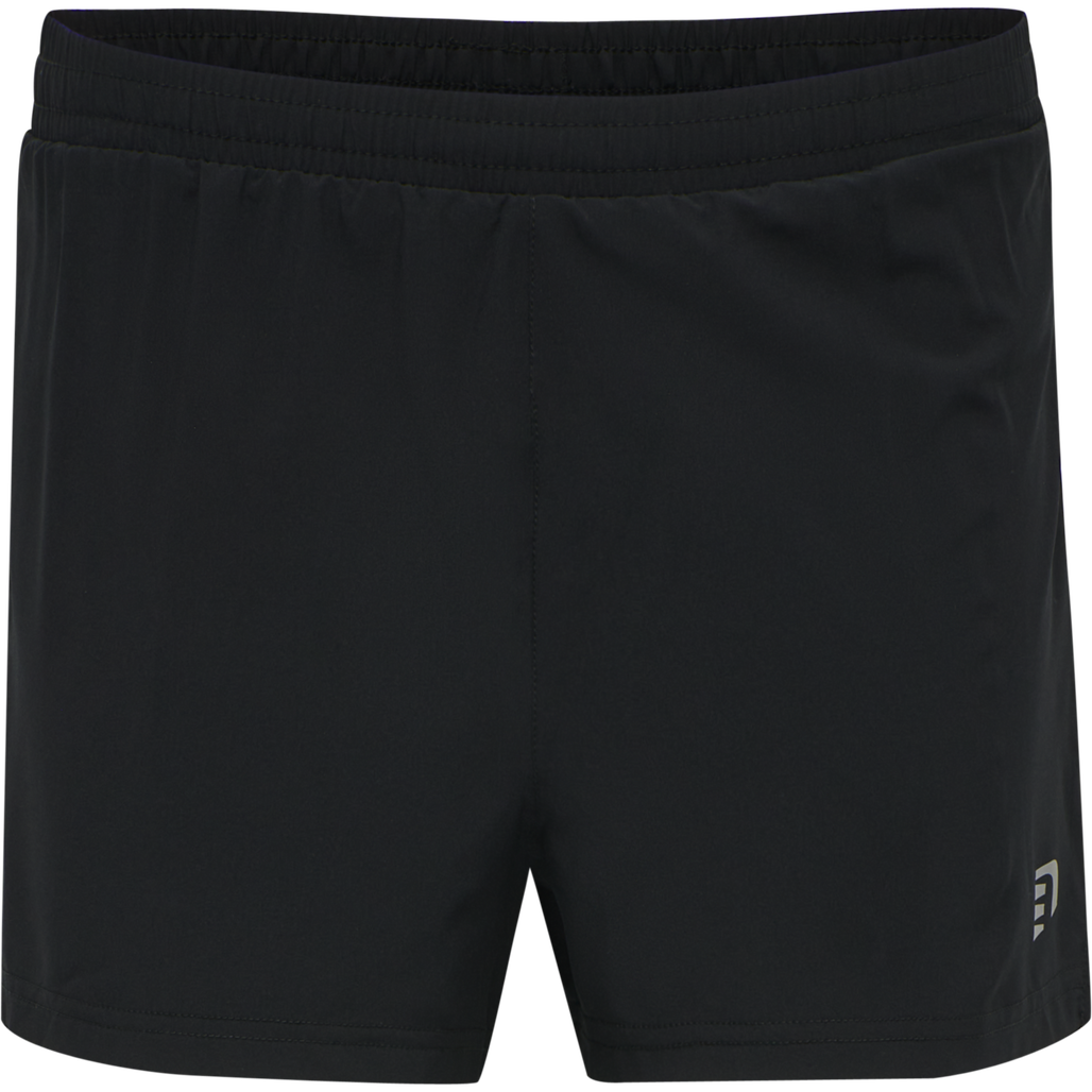 WOMEN CORE RUNNING SHORTS, BLACK, packshot